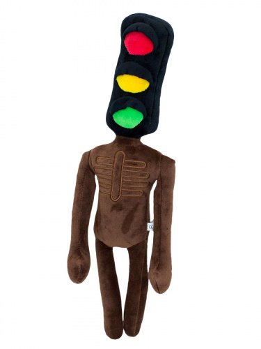 Мягкая игрушка Сиреноголовый Traffic light head коричневый 43см