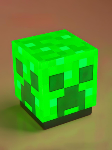 Светильник Minecraft Майнкрафт Крипер с креплением на стену