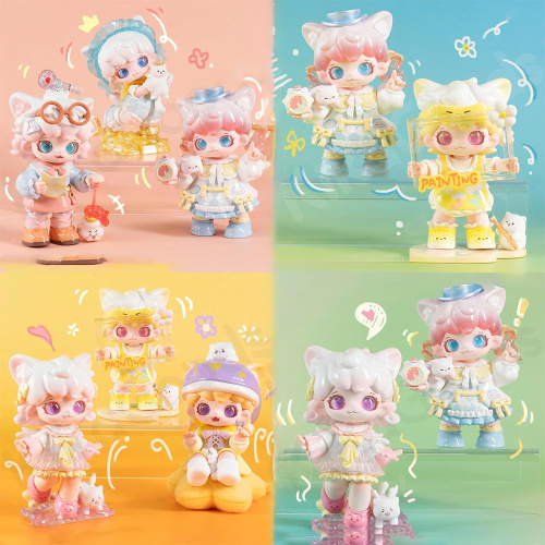 Фигурка Миоко: Кошачий образ жизни Mioco в сюрприз-боксе 14см, 1шт.