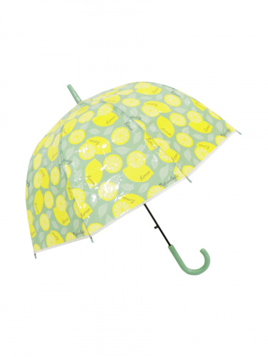 Зонт-трость Лимоны зеленый
