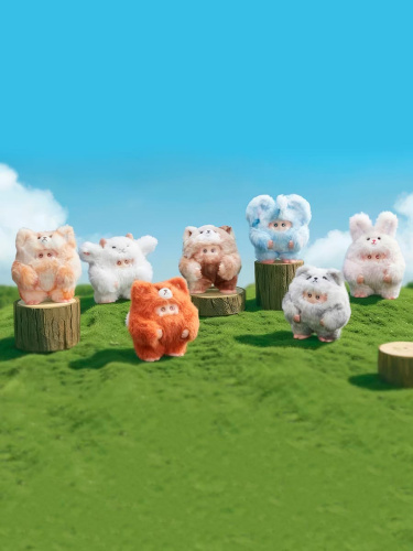 Мягкая игрушка Фази: Лесные пушистики Fuzzy Monster в сюрприз-боксе 12,5-14см, 1шт.