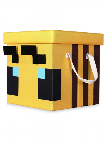 Ящик для хранения Майнкрафт Пчела Minecraft Bee желтый