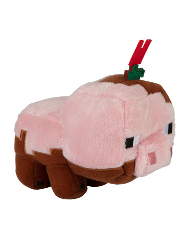 Мягкая игрушка Minecraft Earth Happy Explorer Muddy Pig Свинья 17см