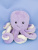 Мягкая игрушка Осьминог фиолетовый 60см