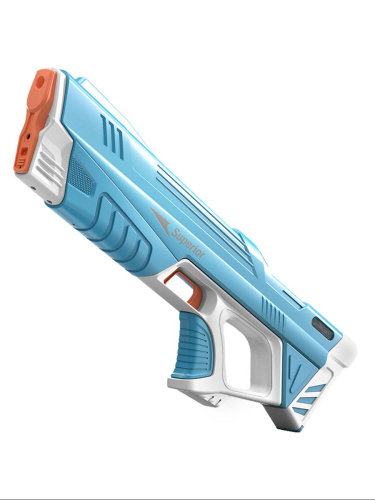 Водяной пистолет "Бластер" голубой, 43 см