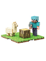 Магнитный конструктор Minecraft Стив, 2 минифигурки